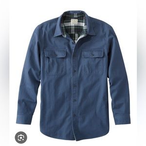 LL Bean *RED* Hurricane Shirt Mens Flannel Lined Size  Extra Large Tall NWT